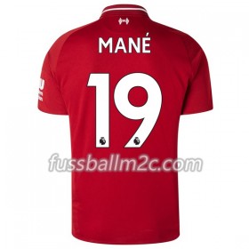 Fußballtrikots Liverpool Mane 19 Heim Trikotsatz 2018-2019